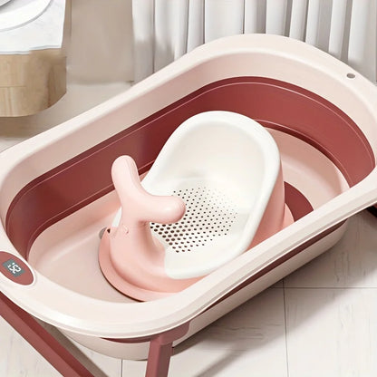 Real-time Temperature Silicone Baby Take A Bath Bathtub Non-Slip Foot Bath