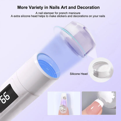 UV LED Nail Lamp Mini UV Nail Lamp for Manicure Portable Nail Dryer